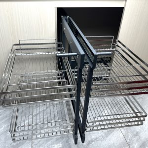 Kệ Góc Mở Toàn Phần INOX 304