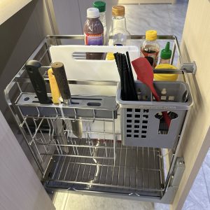 Alternative view of Giá Gia Vị Dao Thớt Đa Năng Nan Dẹt INOX 304