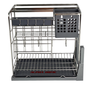 Giá Gia Vị Dao Thớt Đa Năng Nan Dẹt INOX 304