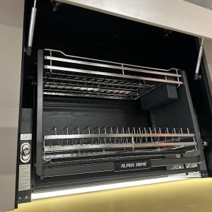 Alternative view of Giá Bát Đĩa Nâng Hạ Di Động INOX 304 Màu Ghi