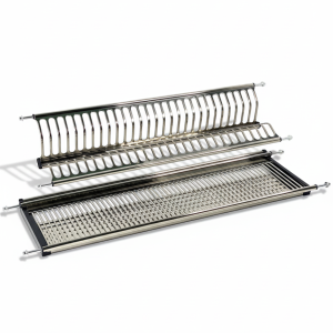 Giá Bát Đĩa Chữ V 2 Tầng INOX 304