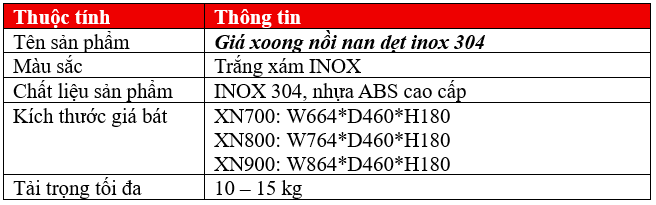 Giá Xoong Nồi Nan Dẹt INOX 304 - Ảnh 7