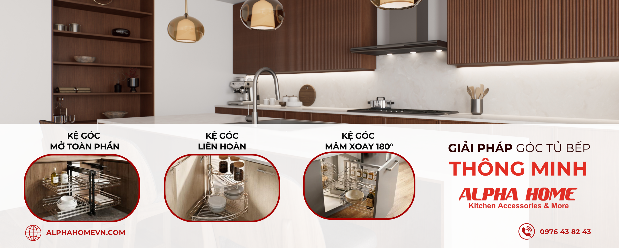 Banner Phụ Kiện Tủ Bếp Cao Cấp Alpha Home